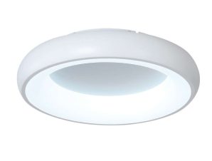 Φωτιστικό Οροφής 42020-A-White 60x8cm Dim Led 8200Lm 110W 3000K/4000K/6000K White Inlight