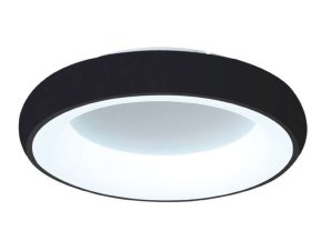 Φωτιστικό Οροφής 42020-Α-Black 60x8cm Dim Led 8200Lm 110W 3000K/4000K/6000K Black-White Inlight
