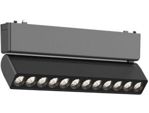 Γραμμικό Φωτιστικό Μαγνητικής Ράγας T04805-BL 23×2,6x8cm Led 960lm 12W Black Inlight