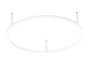 Φωτιστικό Οροφής-Πλαφονιέρα Oracle Round 266015 90x7cm LED 55W 3000K White Ideal Lux