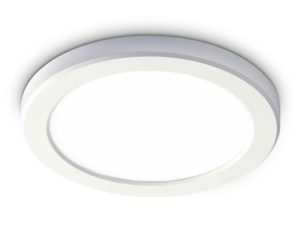 Φωτιστικό Οροφής – Πλαφονιέρα Aura Round 290799 22×1,8cm LED 20W 3000K 1950Lm White Ideal Lux