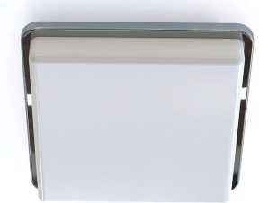 Φωτιστικό Οροφής-Πλαφονιέρα Tahoe Sensor II 10041 25x25x6,5cm 2xE27 15W Chrome Nowodvorski
